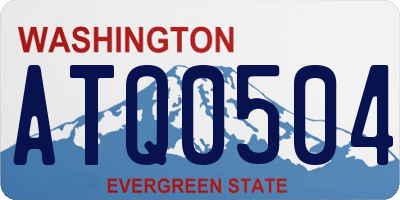 WA license plate ATQ0504