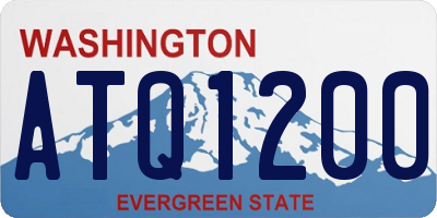 WA license plate ATQ1200