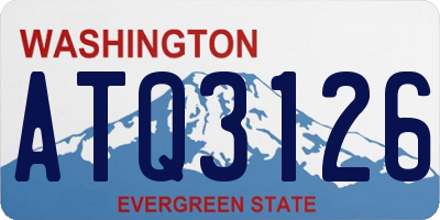 WA license plate ATQ3126