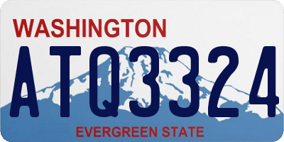 WA license plate ATQ3324
