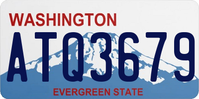 WA license plate ATQ3679