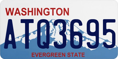 WA license plate ATQ3695