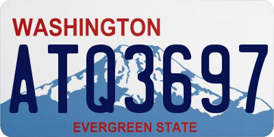 WA license plate ATQ3697