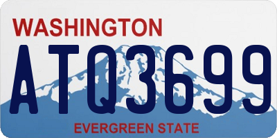 WA license plate ATQ3699