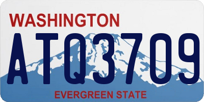 WA license plate ATQ3709