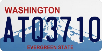 WA license plate ATQ3710