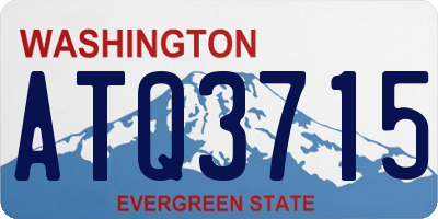 WA license plate ATQ3715