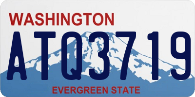 WA license plate ATQ3719