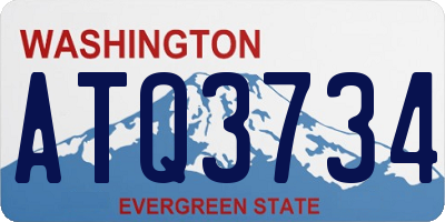 WA license plate ATQ3734
