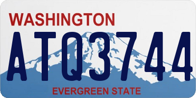 WA license plate ATQ3744