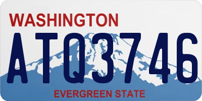 WA license plate ATQ3746