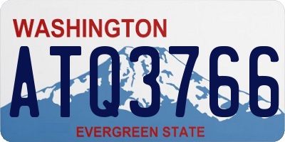 WA license plate ATQ3766