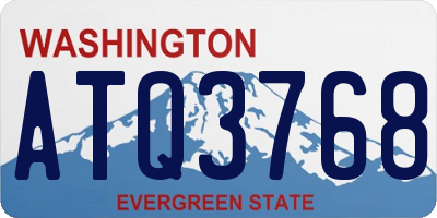 WA license plate ATQ3768