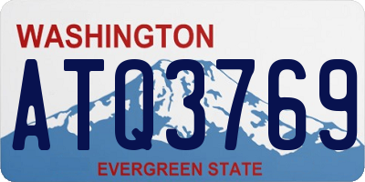 WA license plate ATQ3769