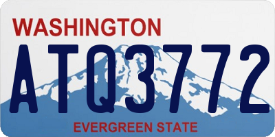 WA license plate ATQ3772