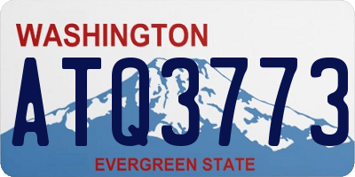 WA license plate ATQ3773