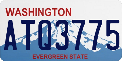 WA license plate ATQ3775