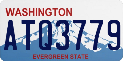 WA license plate ATQ3779