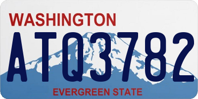 WA license plate ATQ3782