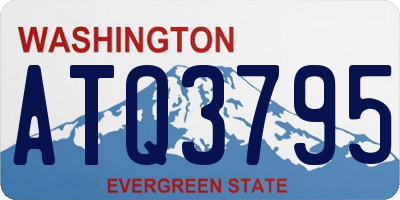 WA license plate ATQ3795