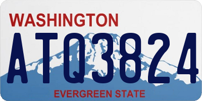 WA license plate ATQ3824