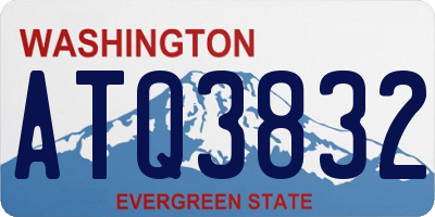 WA license plate ATQ3832