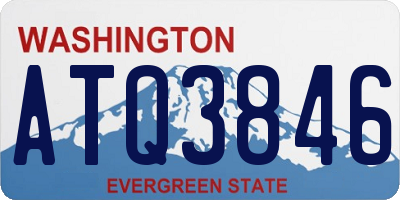 WA license plate ATQ3846