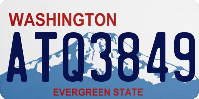WA license plate ATQ3849