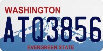 WA license plate ATQ3856