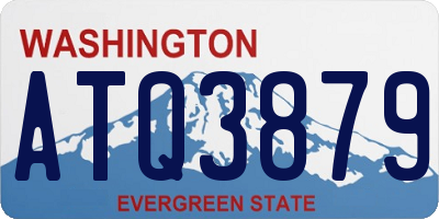 WA license plate ATQ3879