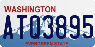WA license plate ATQ3895