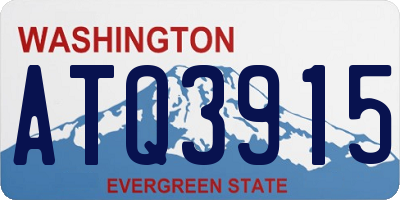 WA license plate ATQ3915