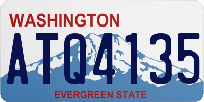 WA license plate ATQ4135
