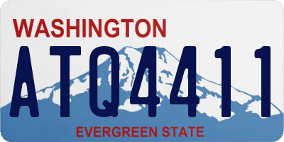 WA license plate ATQ4411