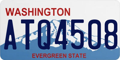 WA license plate ATQ4508