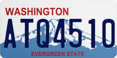 WA license plate ATQ4510
