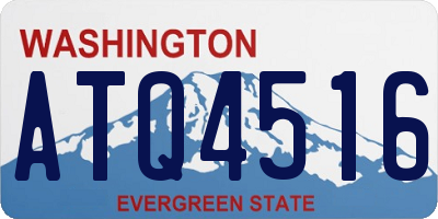 WA license plate ATQ4516