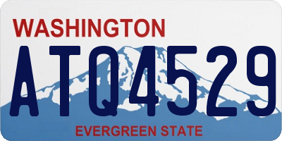 WA license plate ATQ4529