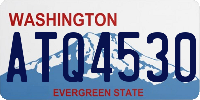 WA license plate ATQ4530