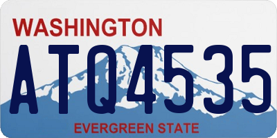 WA license plate ATQ4535