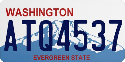 WA license plate ATQ4537