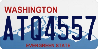 WA license plate ATQ4557