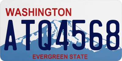 WA license plate ATQ4568