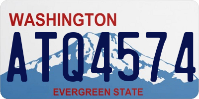 WA license plate ATQ4574