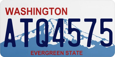 WA license plate ATQ4575