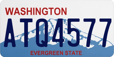 WA license plate ATQ4577