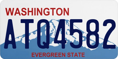 WA license plate ATQ4582