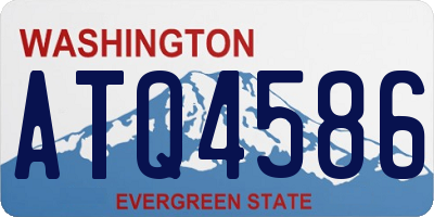 WA license plate ATQ4586
