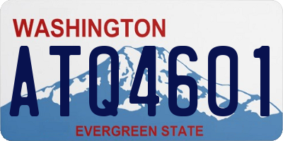 WA license plate ATQ4601