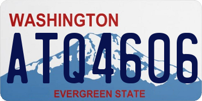 WA license plate ATQ4606
